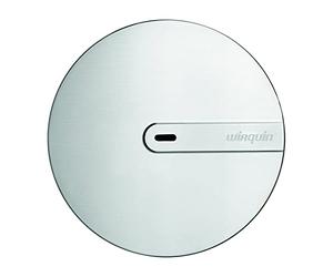 Wirquin 30723383 Dôme Slim+ Chromé pour Évacuation Bonde Douche | ABS, finition brillante, installation facile, entretien facile