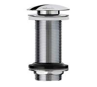 Bonde Wirquin de lavabo, fermeture Quick-Clac, en laiton chromé, H100mm - Wirquin - 30723416