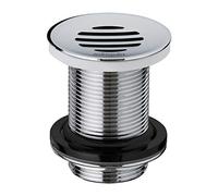 Wirquin 30723423 Bonde Lavabo chromée 75 mm à Écoulement Libre Grille Trait