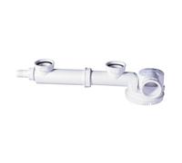 Siphon 2 bacs - Wirquin Pro - diamètre40mm - Gain de place