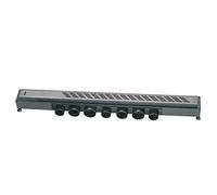 Wirquin 30723956 Caniveau de Douche Venisio Grille Line Chromé 70 cm