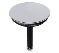Wirquin 30724250 Clapet Rentrant Baignoire à câble Ø50 mm | Inox, commande à câble, sans outil, chromé