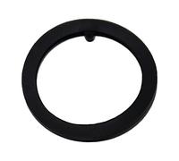 Wirquin 30724281 Joint plat de siphon 45x34x2 mm pour vidage, noir | Joint de remplacement, étanche, fabriqué en France, noir
