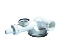 Wirquin 31000006 Siphon d'évier 1 bac, blanc