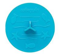 Wirquin 39222101 Bouchon universel Frisby ø 105 mm pour évier, lavabo et baignoire, bleu