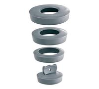 Bouchon universel pour évier, lavabo et baignoire WIRQUIN gris G