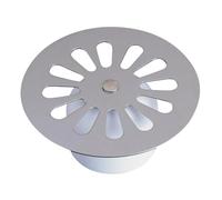 Wirquin 39235003 Grille de Remplacement Universelle pour Bonde de Douche | Installation facile, entretien facile, fabriqué en France, chromé