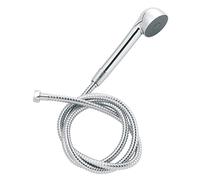 Wirquin 60724873 Pommeau de Douche avec Flexible Emeraude Inox 1 Jet | Flexible inox 1,50 m, anti-calcaire