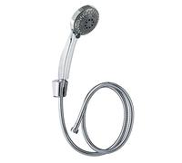 Wirquin 60724874 Pommeau de Douche avec Flexible Balia Chromé 5 Jets | Flexible inox 1,50 m, anti-calcaire