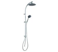 Wirquin 68320001 Colonne de douche avec inverseur céramique Ovalys 3 jets, chromé