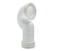 Wirquin 70722852 Pipe WC Rigide Gain de Place 350 mm à Coller | Raccord wc rigide, polypropylène, blanc