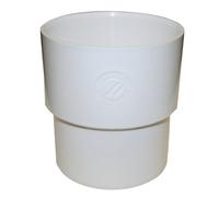 Wirquin 71090001 Adaptateur Pipe WC Femelle 100 mm Mâle 93 mm à Coller | ABS, adapté pipe wc, fabriqué en France, blanc