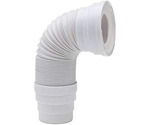 Wirquin 71260001 Pipe WC Extensible L.270 - 650 mm à Coller | Raccord wc, corps en polypropylène, embout en ABS, adapté à toutes les configurations, blanc