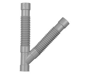 Wirquin 79011001 Raccord Universel Magicoude Y Ø40 mm à Coller | Raccord évacuation, PVC souple, Y en ABS, adapté à toutes les configurations, origine France garantie, gris