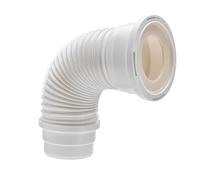 Wirquin RWC1090 Pipe WC Flexible Soupless L.275 - 525 mm à Coller | Raccord wc souple, long, PVC, adapté à toutes les configurations, origine France garantie, blanc