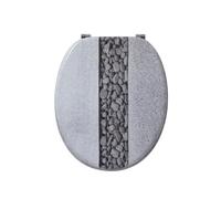 Couvercle de WC Wirquin gris pierre, bois, MDF