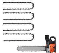WIRSHO Lot de 4 chaînes de tronçonneuse de 40 cm pour rail de scie de 16", 3/8" LP - 0,050" (1,3 mm) - 56 maillons entraîneurs - Chaîne de rechange pour tronçonneuse