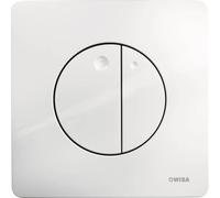 Wisa Gaia Plaque de commande avec dualflush Blanc