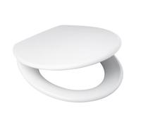 Wisa (une marque Fluidmaster) Centaur - Lunette de toilette universelle - Charnières réglables en hauteur - Revêtement thermodur - Couleurs résistantes - Convient pour les toilettes murales, posées au