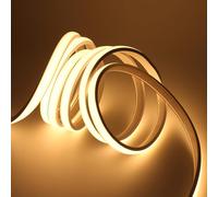 Wisada 220V Flexible Ruban LED Néon, COB LED Bande Lumineuse, IP67 Waterproof, Bandeau Lumineux Flexible 288 LED/M IP65 pour Intérieur Extérieur Décoration DIY