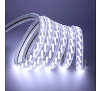 Wisada Ruban LED 3m, 320 LEDs/m, Bandeau Lumineux 220V AC 2835 IP68 Étanche 900LM, Strip Light Pour Cuisine, Câble