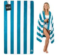 Wise Owl Serviette de Plage en Microfibre - Extra Grande Serviette de Plage à séchage Rapide surdimensionnée, Super absorbante pour la Plage et la Natation - 7ft x 4ft (7ft x 4ft) Bleu