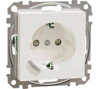 WISER 2380-0319 - Prise femelle, simple, blanc polaire, brillant, ZigBee