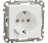 WISER 2380-0325 - Prise femelle, simple, blanc actif, brillant, ZigBee