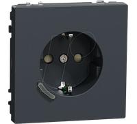 WISER 2380-6034 - Prise femelle, simple, anthracite, mat, ZigBee