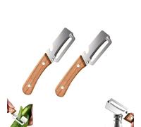 Wisfancy 3 en 1 Éplucheur Légumes Multifonction, Éplucheur Julienne Inox, Éplucheur Légumes Professionnel pour Les Fruits, Les Concombres et Les Pommes de Terre (Modèle base-2pcs)