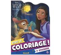 Wish - Asha Et La Bonne Étoile - Avec Des Stickers