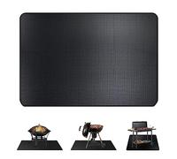 WishesMar 165 * 99CM Grand Tapis Lgnifuge Tapis de Braséros Rectangle Tapis de Gril de Protection Anti-feu Fire Pit Mat de Protector pour Extérieur Foyers Terrasse Sol Décoratif Pelouse BBQ Camping