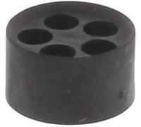 Wiska 10102023 MFD 25/05/056 Joint muti-passages résistant aux chocs, avec décharge de traction M25 M25 plastique noir (RAL 9005) 25 pc(s)
