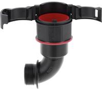 Wiska 10106979 EBF90-29-32-BK Raccord à visser noir M32 x 1.5 90° 10 pc(s)