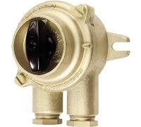 Wiska 1133/2/P/10A-2xZ14 Interrupteur auxiliaire, Commutateur rotatif maritimes 10 A 250 V/AC laiton 1 pc(s)