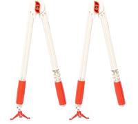 WISSNER® AKTIV lernen - Compas pour Tableau avec 3 Pieds rotatifs en Plastique Blanc - RE-Plastic® (Lot de 2)