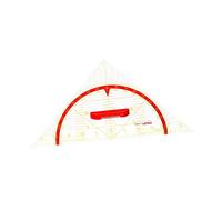 WISSNER® AKTIV lernen - Equerre 45° Angle Droit 60 cm Transparente