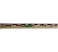 WISSNER® AKTIV lernen - Règle 100 cm avec Graduations dizaines - RE-Wood®
