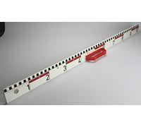 Wissner Apprentissage actif 160300 linéaire de décimètre professionnel 100 cm RE-Plastic, blanc - Version Allemande
