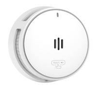 Wisualarm Détecteur de Fumée Pile de 10 Ans, Alarme Incendie avec Fonction Silence à Distance, Conforme à la Norme EN14604, Bouton Test/Silence Détecteur Fumée pour la Maison et Appartement (1 Pack)