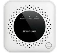 WisuAlarm GA40A Détecteur de gaz Gaz naturel - Fonction relais - 230V - Détecteur de gaz sur secteur - Alarme gaz - Détecteur