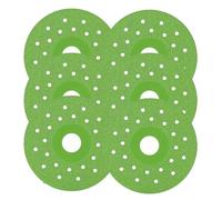 Wisyurt Lames de Scie Chanfreinées Diamantées pour Couper et Meuler le Carrelage et le Marbre, Disque de Coupe en Verre de 4 Pouces 1 mm (6 Pièces)