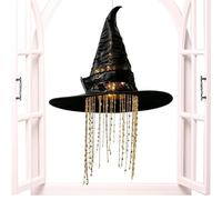 Witch Hats with Lights Witch Hat - Warm LED Light Wind Chime Decor Party