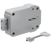 Cawi Serrure de coffre-fort Optima 2648 – Zinc moulé sous pression, 2 clés – 4310-0023