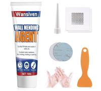 Wiven Pâte de réparation murale, enduit de rebouchage, kit de mastic mural blanc imperméable pour le remplissage des fissures 1