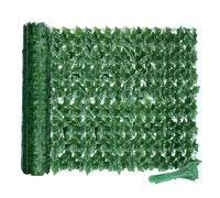 Wivico Haie Artificielle 1.5m x 3m,Mur Végétal Extérieur Brise-Vue,Clôture Feuillage Artificiel Décoration Fausse Haie Jardin,Garde-Corps Balcon,Maille Feuillage Extérieur