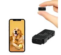 WIWACAM Mini caméra 2K UHD Wi-Fi rectangulaire mince | Détection de mouvement intelligente