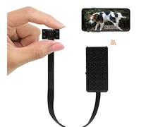 WIWACAM Mini Caméra Espion 4K HD, Camera Surveillance WiFi interieur sans Fil avec Enregistreur, sur batteries, Detecteur de Mouvement,Vision Nocturne, Alarme Email, App, Support en français, MW5