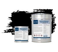 Wixx 2K Époxy 550 Peinture Béton - RAL 9005 | Noir intense - 10L