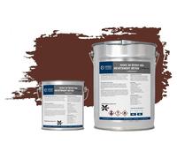 Wixx 2K Époxy 650 Revêtement Béton Extrême - RAL 8012 | Brun rouge - 10L